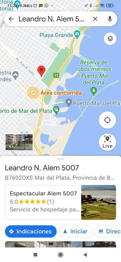 マル・デル・プラタEspectacular Alem 5007 Piso 7アパートメント エクステリア 写真